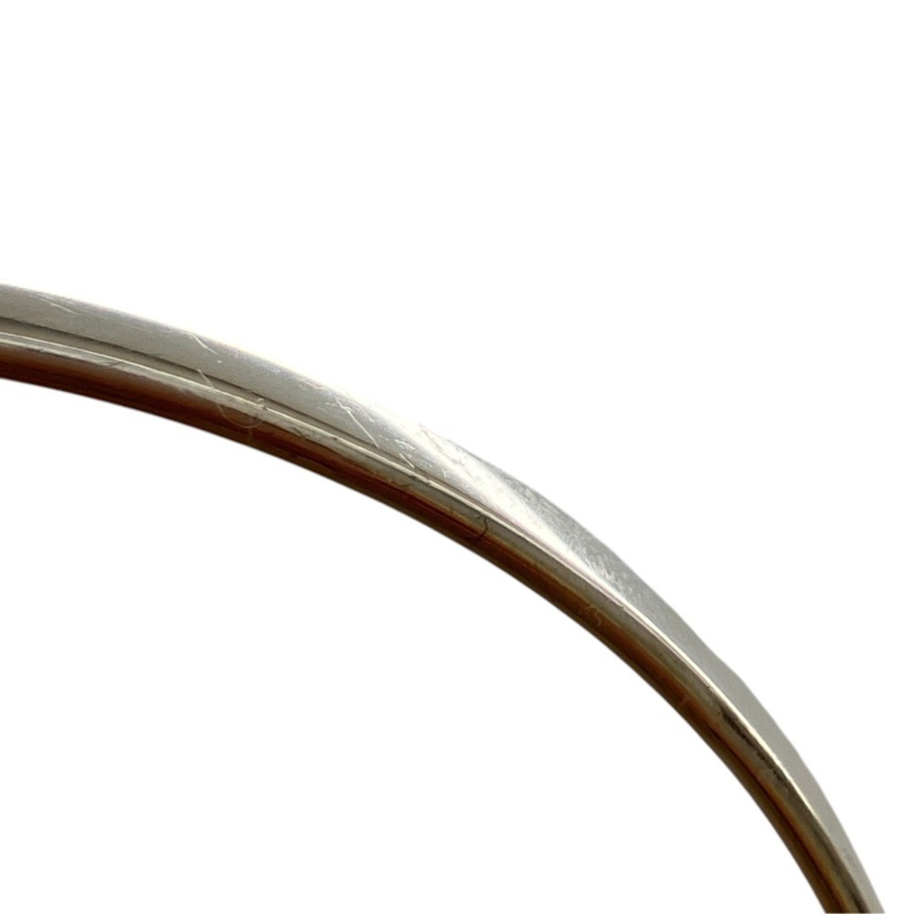 TIFFANY & Co. Tiffany 925 750 Combination Hook Eye Bangle Bracelet Silver Wom... - Picture 6 of 6